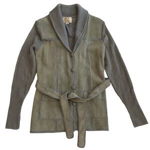 Vintage Exclusive Imports Suede Leather Jacket